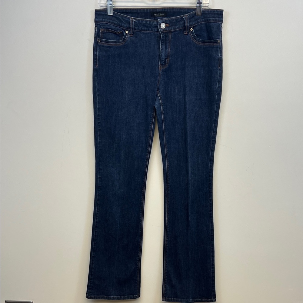 White House Black Market Women’s Boot Leg Dark Wash Blue Jeans Size 8R